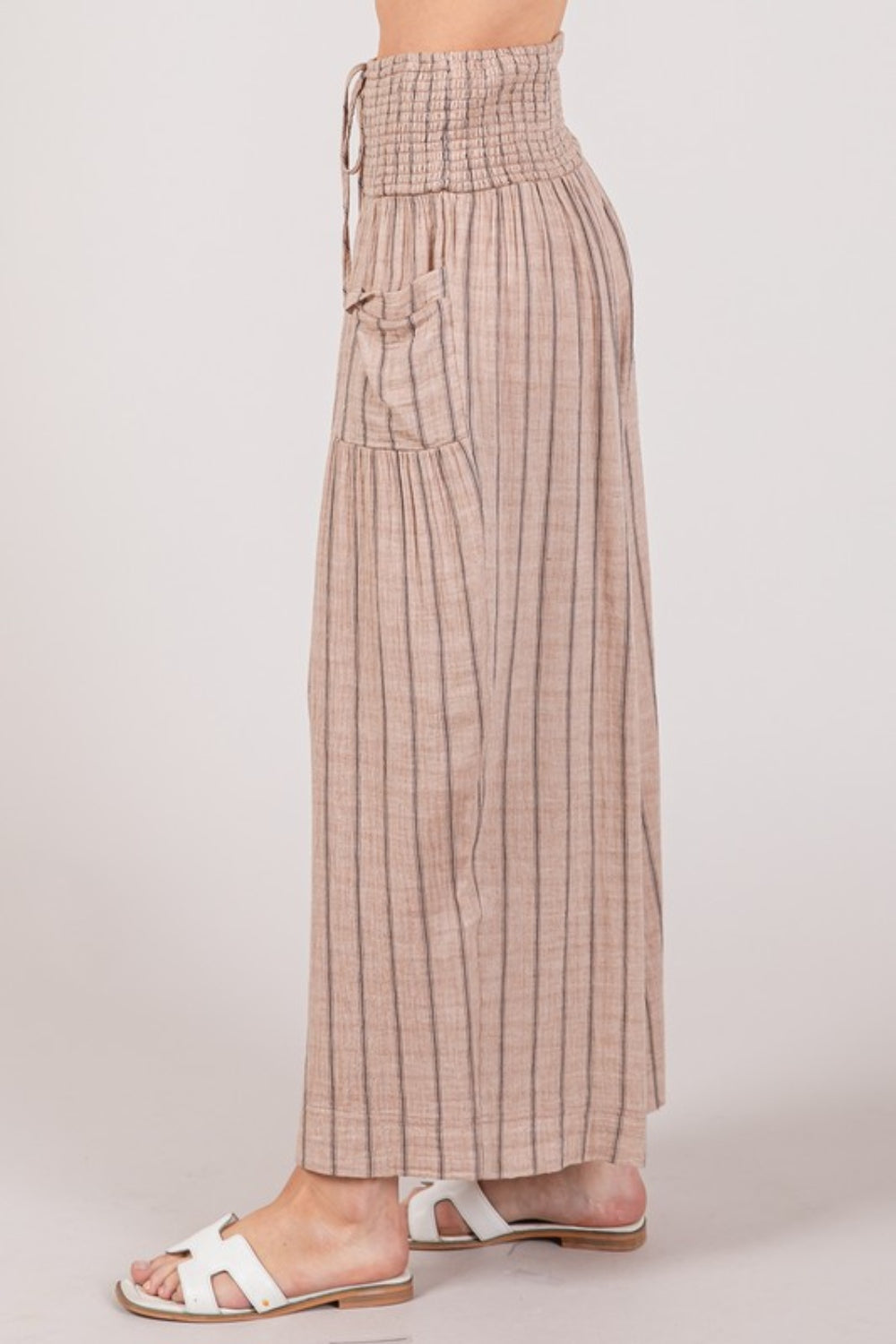 SAGE + FIG Cotton Gauze Wash Stripe Pants-2