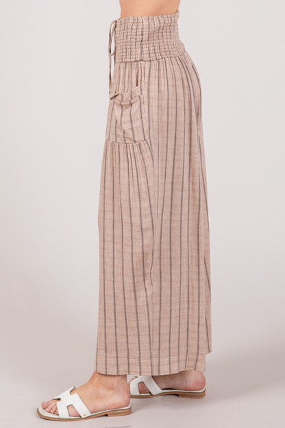 SAGE + FIG Cotton Gauze Wash Stripe Pants-2