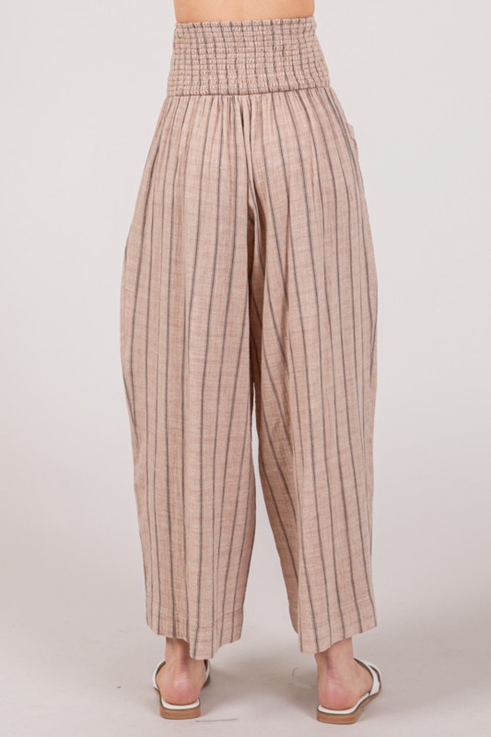 SAGE + FIG Cotton Gauze Wash Stripe Pants-1